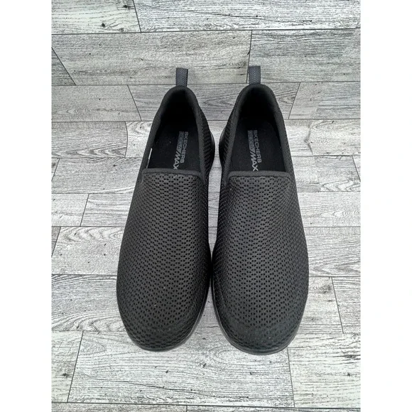 Skechers GoWalk Joy Women Size 7.5 Black Mesh Slip On Walking Shoes 15600TX BBK - Picture 4 of 13